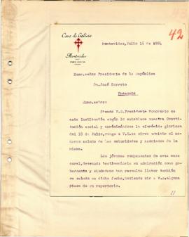 Nota de Casa de Galicia