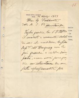 Nota del Sr. Scarabello César