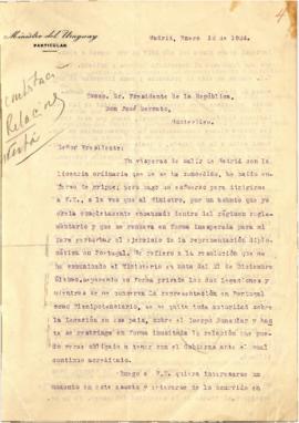 Comunicación particular de Ministro