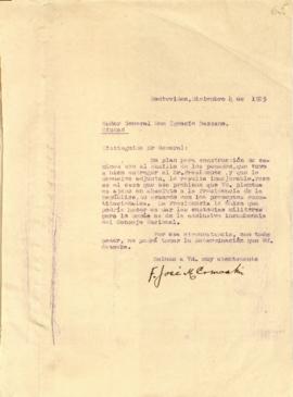 Nota dirigida al Señor General Don Ignacio Bazzano