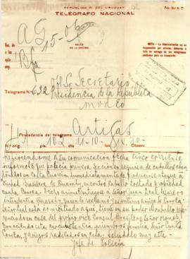 Nota dirigida al Sr.Francisco da Cunha Correa