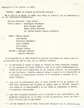 Grupo de Trabajo de Educación General