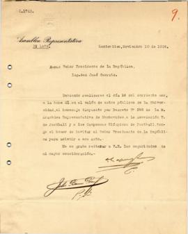 Invitación de la Asamblea Representativa