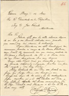 Solicitud de un particular.