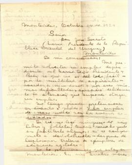Solicitud al Presidente de la República